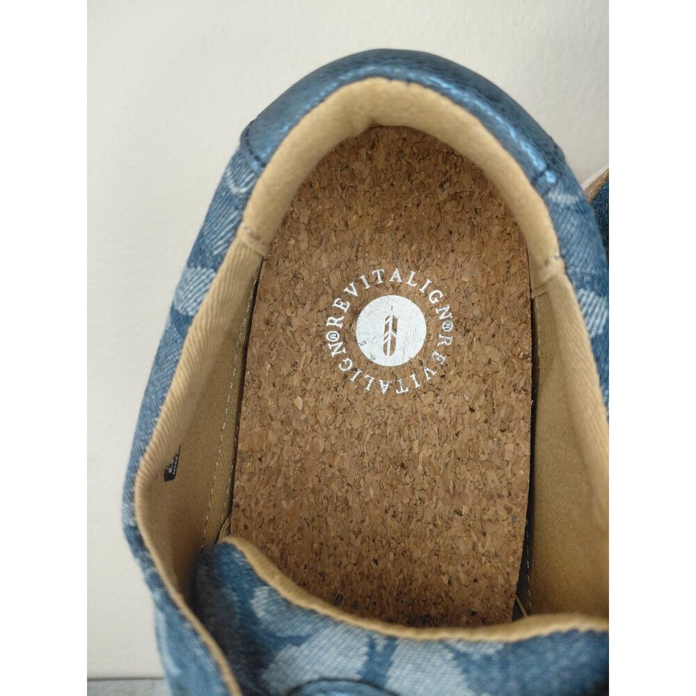 Revitalign Hermosa Orthotic Gore-Lace Slip-On Sneakers Denim Floral Size 8.5 NWT - Picture 3 of 11